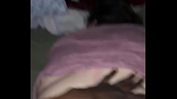 Amateur interracial couple white chubby milf  Hairy Pussy and Ass doggy from her BBC Daddy hidden iPhone camera backshot  cum shot watery nutt