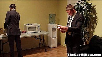 Gaysex office hunks hardcore fuckfest